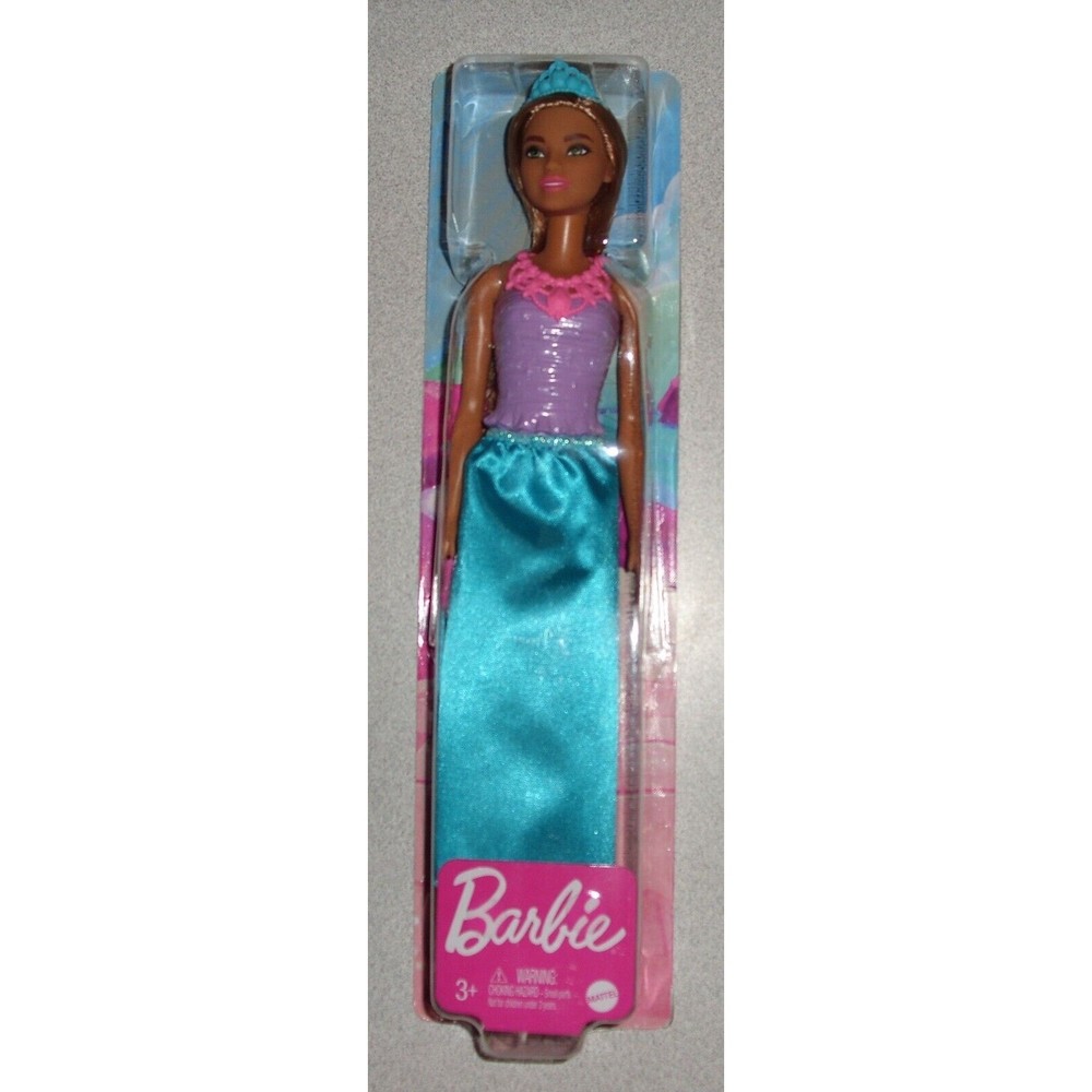 Barbie DREAMTOPIA Princess Doll in Long Aqua Blue Skirt, Tiara-NEW IN BOX!!
